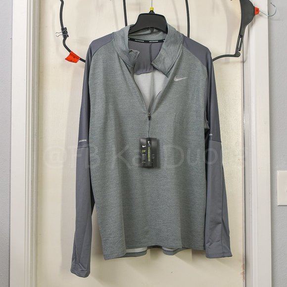 Nike Dri-FIT Men's 1/2-Zip Running Top‎ size Grey - Picture 4 of 11